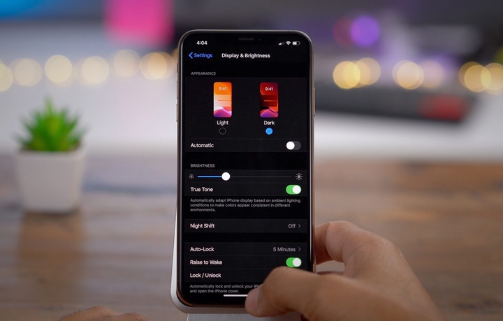 Turning to the dark mode