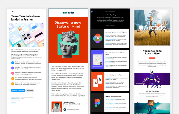 Announcement email essentials