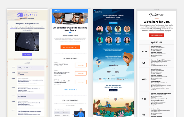 Event email essentials