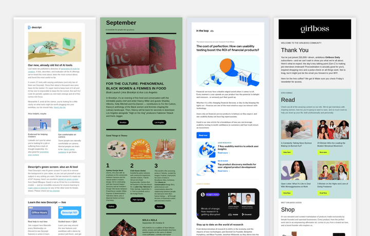 Newsletter email essentials