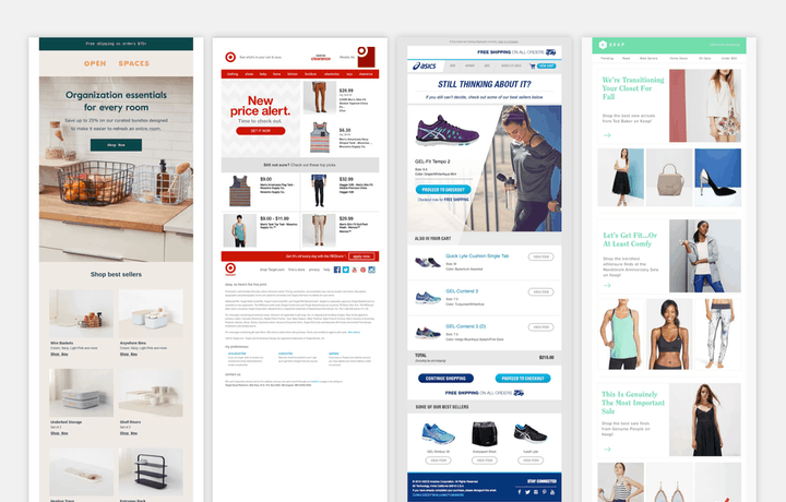 Promo/e-commerce email essentials