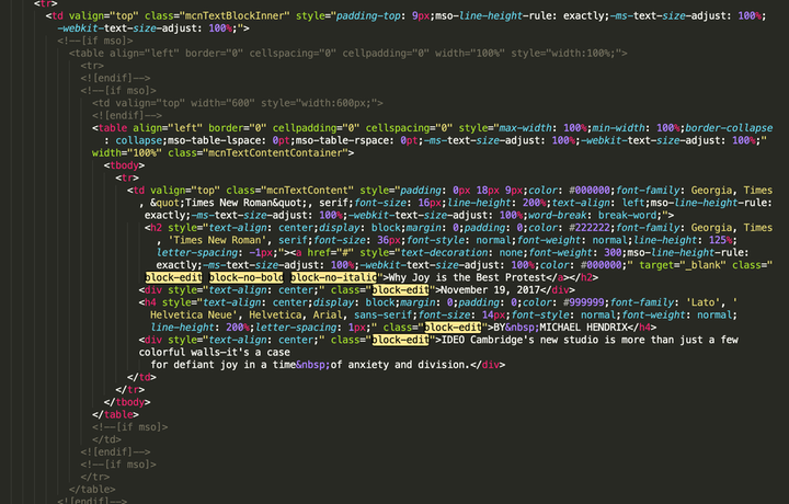 How to: using editable tags in your dev workflow