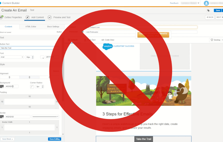 Salesforce content editor alternative