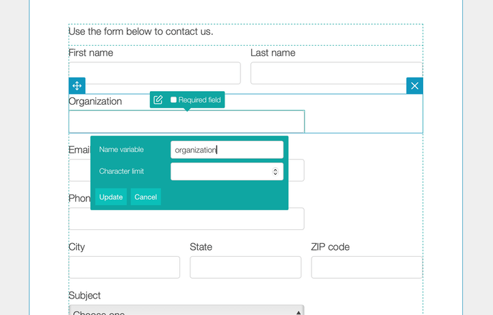 Blocks Edit update: editable form fields