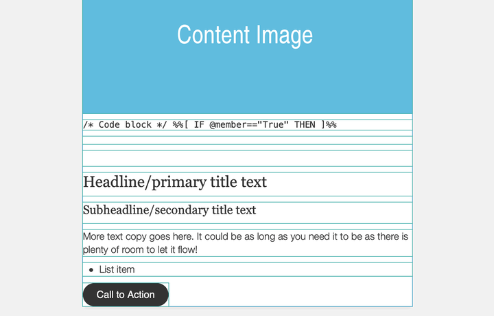 Starter modular email boilerplate
