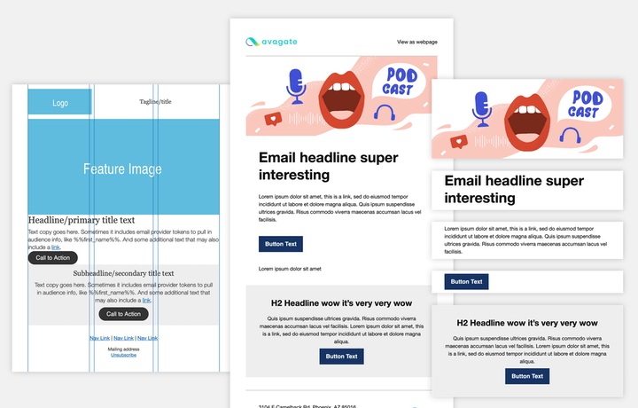Modular design technique: the 3 phases of template design