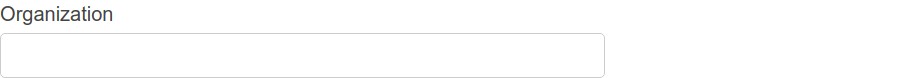 Single text field