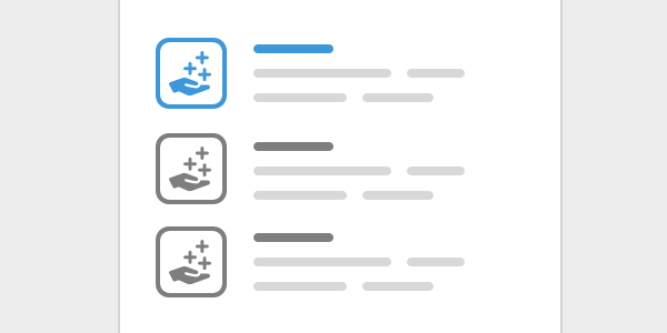 Information listing illustration